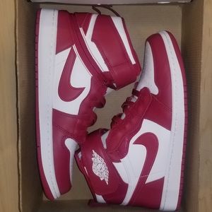 Air Jordan 1 Hi FlyEase Cardinal Red/White Men's Size 9 New CQ3835-601